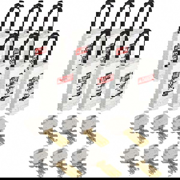 Lockout Padlock: Keyed Alike, Nylon, 0.7